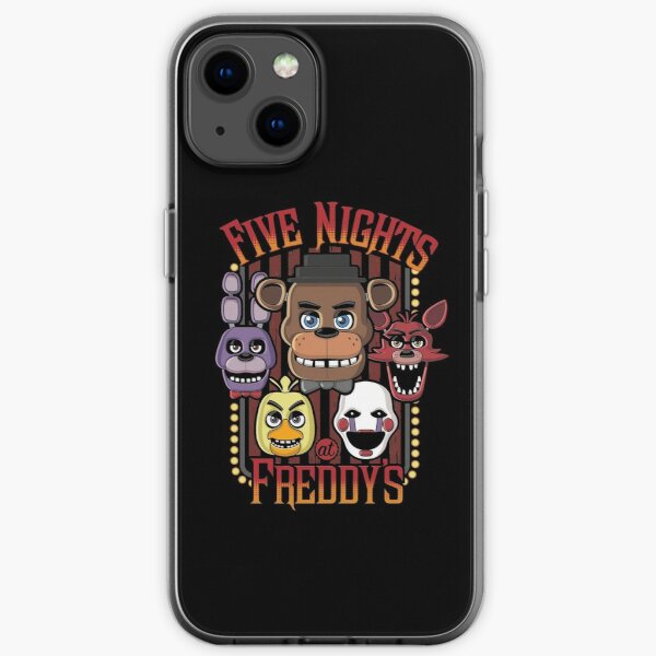 Five Nights At Freddy's Pizzeria Multi-Character iPhone Soft Case RB1602 product Offical Five Nights At Freddy Merch