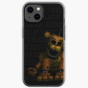 Golden freddy iPhone Soft Case RB1602 product Offical Five Nights At Freddy Merch