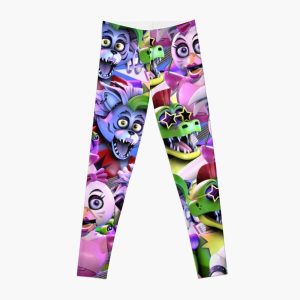 Glamrock Chica/Montgomery Gator/Roxanne Wolf Leggings RB1602 product Offical Five Nights At Freddy Merch