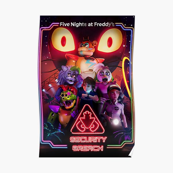 Fnaf Security Breach Poster RB1602 product Offical Five Nights At Freddy Merch