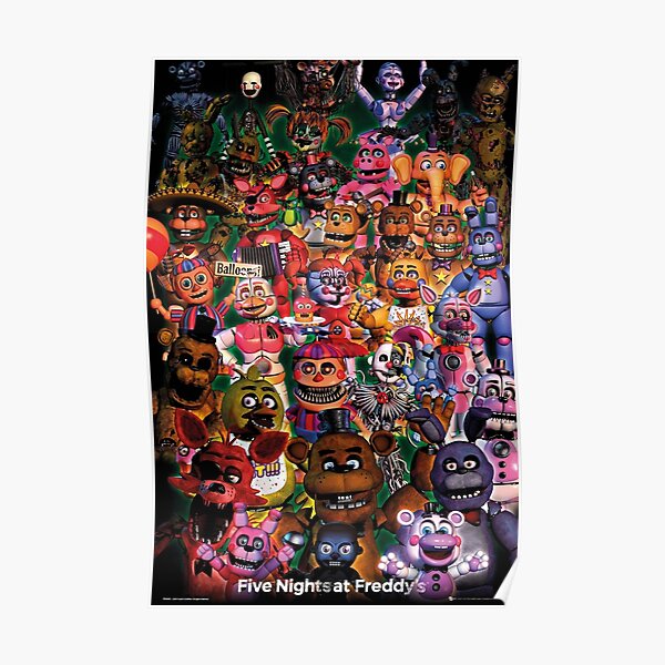 Five Nights At Freddys Poster RB1602 product Offical Five Nights At Freddy Merch