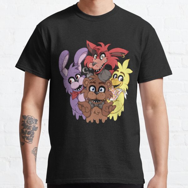 Five Nights at Freddys! Classic T-Shirt RB1602 product Offical Five Nights At Freddy Merch