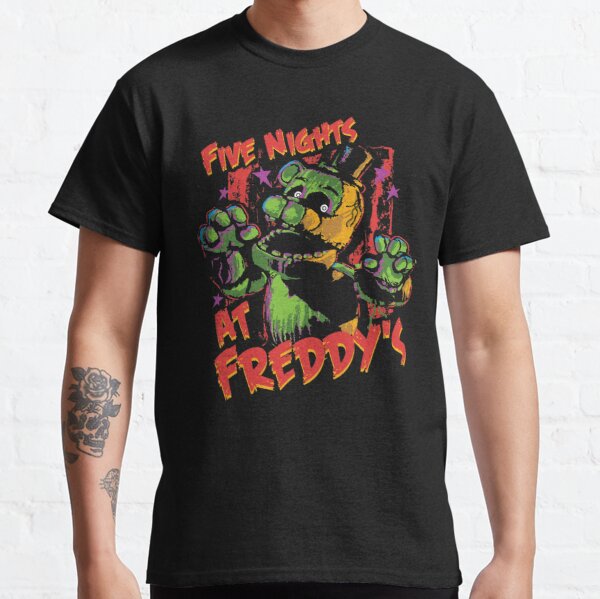 Five Nights At Freddy's Phantom Freddy Classic T-Shirt RB1602 product Offical Five Nights At Freddy Merch
