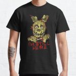 Five Nights At Freddy's Springtrap Classic T-Shirt RB1602 product Offical Five Nights At Freddy Merch