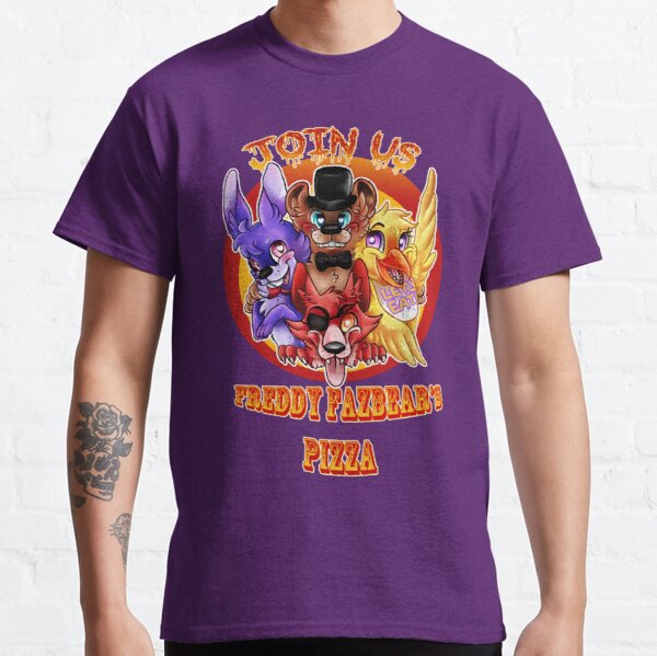 FIVE NIGHTS AT FREDDY'S- JOIN US Classic T-Shirt RB1602 product Offical Five Nights At Freddy Merch