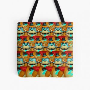 Glamrock Freddy All Over Print Tote Bag RB1602 product Offical Five Nights At Freddy Merch