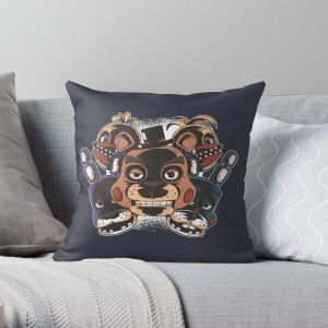 cool 5 Freddys and freddies at nights Throw Pillow RB1602 product Offical Five Nights At Freddy Merch