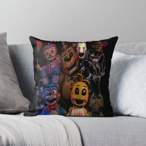 FNAF 2 animatronics Throw Pillow RB1602 product Offical Five Nights At Freddy Merch