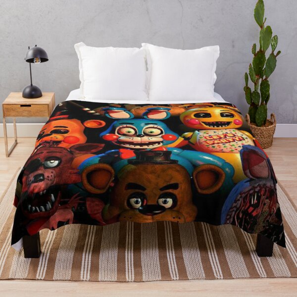fnaf poster Throw Blanket RB1602 product Offical Five Nights At Freddy Merch