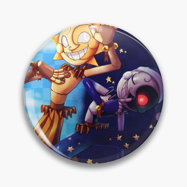 Five Nights at Freddy's Security Breach - Sun and Moon Pin RB1602 product Offical Five Nights At Freddy Merch