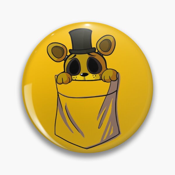 Golden Freddy in my Pocket Pin RB1602 product Offical Five Nights At Freddy Merch