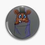 Freddy Fazbear in my Pocket! Pin RB1602 product Offical Five Nights At Freddy Merch