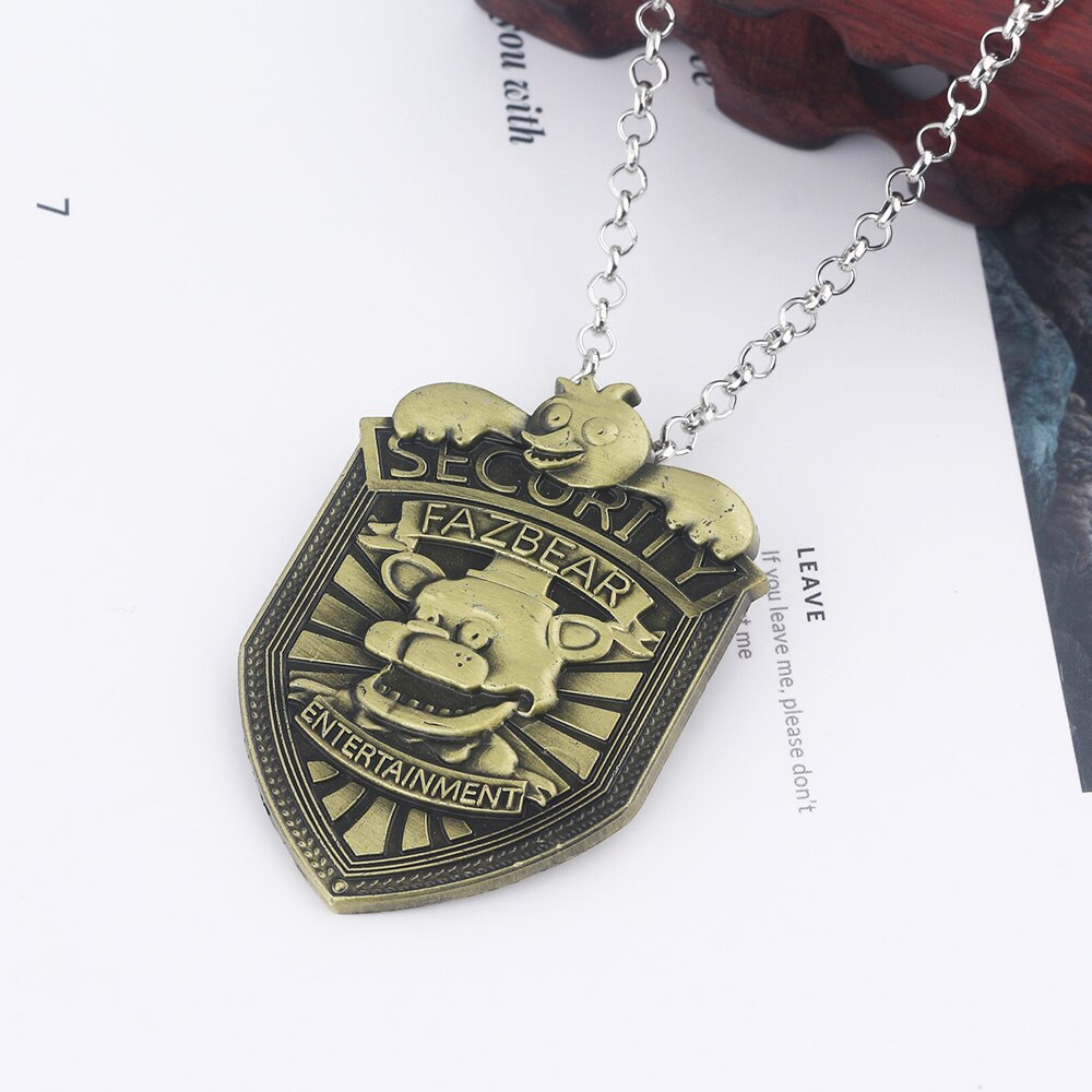 Anime Game FNAF Figures Freddy Necklace Foxy Bonnie Animal Doll Figure Pendant Necklace Jewelry Accessories Kids 1 - Five Nights at Freddy's Store