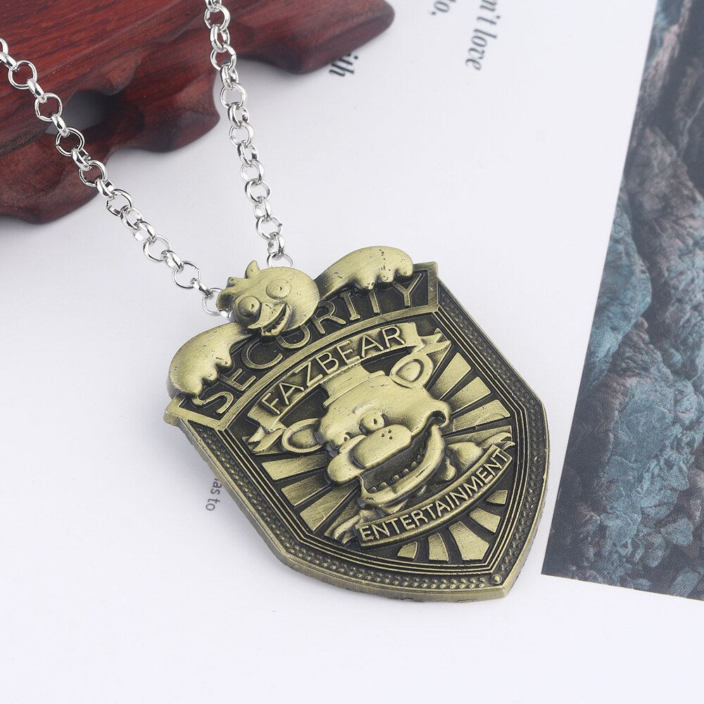 Anime Game FNAF Figures Freddy Necklace Foxy Bonnie Animal Doll Figure Pendant Necklace Jewelry Accessories Kids 2 - Five Nights at Freddy's Store